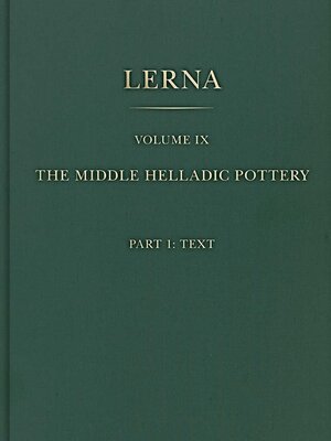 cover image of The Middle Helladic Pottery